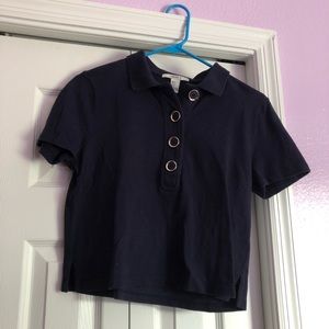 ‼️SALE‼️ F21 Polo Crop Top 💙